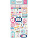 Echo Park - Play All Day Girl Collection - Chipboard Embellishments - Phrases