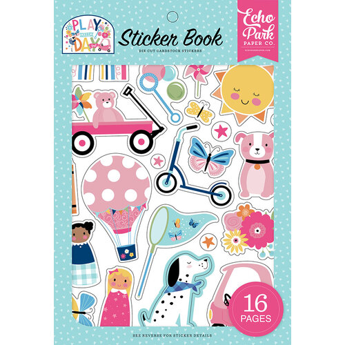 Echo Park - Play All Day Girl Collection - Sticker Book