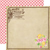 Echo Park - Petticoats and Pinstripes Collection - Girl - 12 x 12 Double Sided Paper - Elegant Labels