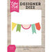 Echo Park - Petticoats and Pinstripes Collection - Girl - Designer Dies - Pennants