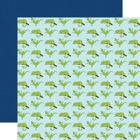 Echo Park - Pets Collection - 12 x 12 Double Sided Paper - Lounging Lizard