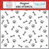 Echo Park - Pets Collection - 6 x 6 Stencils - Best Friend
