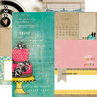 Echo Park - Birthday Wishes Collection - 12 x 12 Double Sided Paper - Cake Stand