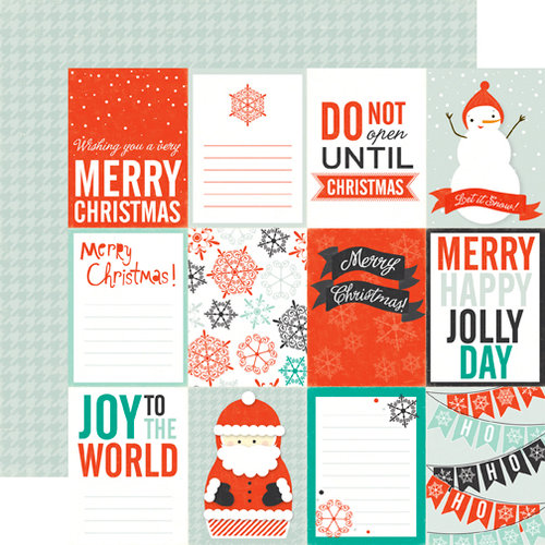 Echo Park - Dear Santa Collection - Christmas - 12 x 12 Double Sided Paper - Let It Snow