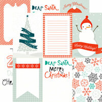 Echo Park - Dear Santa Collection - Christmas - 12 x 12 Double Sided Paper - Happy Holiday