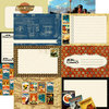 Echo Park - Graphic 45 - Transatlantique Collection - 12 x 12 Double Sided Paper - Blueprint