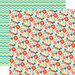Echo Park - Happy Go Lucky Collection - 12 x 12 Double Sided Paper - Happy Floral