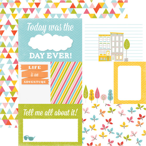 Echo Park - Fun in the Sun Collection - 12 x 12 Double Sided Paper - Easy Breezy