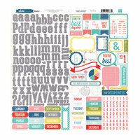 Echo Park - Photo Freedom Volume 1 Collection - 12 x 12 Cardstock Stickers - Elements