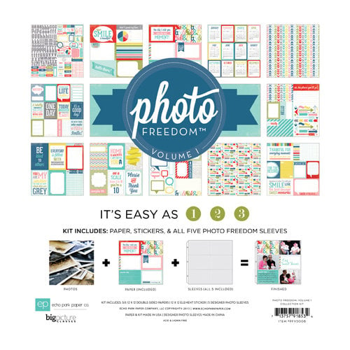 Echo Park - Photo Freedom Volume 1 Collection - 12 x 12 Collection Kit