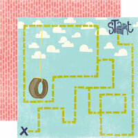 Echo Park - Playground Collection - 12 x 12 Double Sided Paper - Hide and Seek