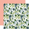 Echo Park - Plant Lady Collection - 12 x 12 Double Sided Paper - Leaves