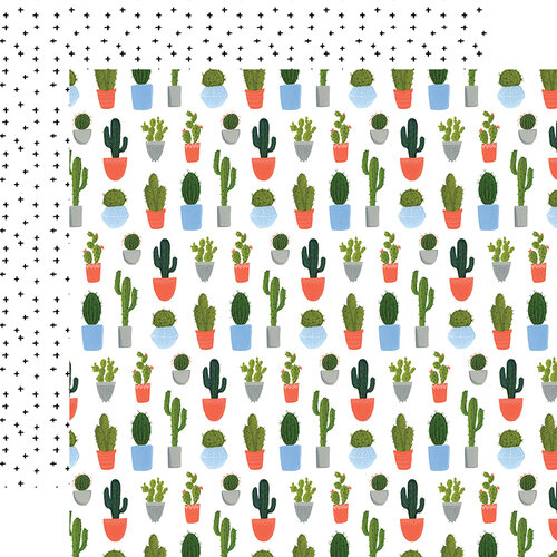 Echo Park - Plant Lady Collection - 12 x 12 Double Sided Paper - Cacti