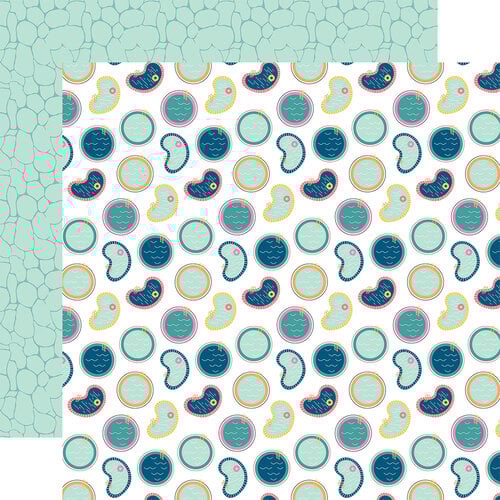 Echo Park - Pool Party Collection - 12 x 12 Double Sided Paper - Make A Splash