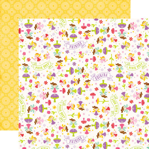 Echo Park - Perfect Princess Collection - 12 x 12 Double Sided Paper - Pixie Dust