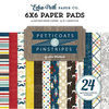 Echo Park - Petticoats and Pinstripes Collection - Boy - 6 x 6 Paper Pad