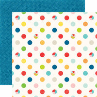 Echo Park - A Perfect Summer Collection - 12 x 12 Double Sided Paper - Big Dots