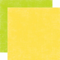 Echo Park - A Perfect Summer Collection - 12 x 12 Double Sided Paper - Yellow