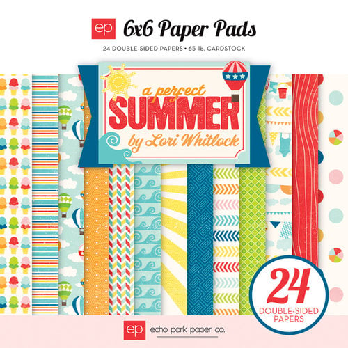 Echo Park - A Perfect Summer Collection - 6 x 6 Paper Pad