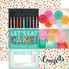 Echo Park - Party Time Collection - 12 x 12 Double Sided Paper - 4 x 6 Journaling Cards