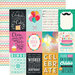 Echo Park - Party Time Collection - 12 x 12 Double Sided Paper - 3 x 4 Journaling Cards