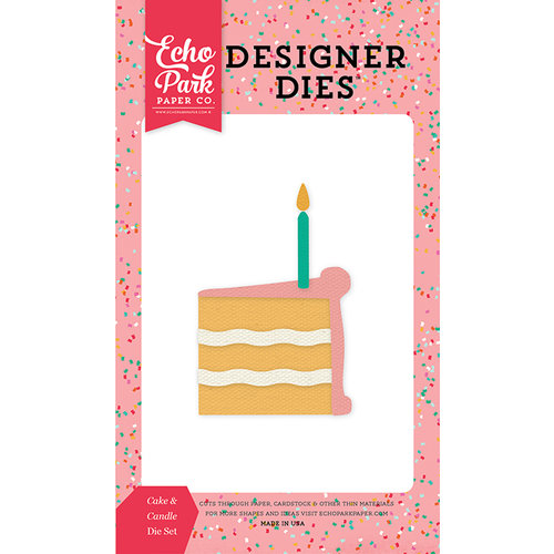 Echo Park - Party Time Collection - Designer Dies - Cake and Candle