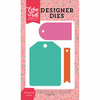 Echo Park - Party Time Collection - Designer Dies - Birthday Tags