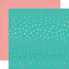 Echo Park - Party Time Collection - 12 x 12 Double Sided Paper with Foil Accents - Random Dot