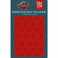 Echo Park - Pirate Tales Collection - Embossing Folder - Buccaneer
