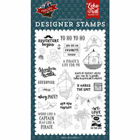 Echo Park - Pirate Tales Collection - Clear Photopolymer Stamps - Land Ho