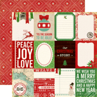 Echo Park - Reflections Collection - Christmas - 12 x 12 Double Sided Paper - Christmas Story