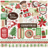 Echo Park - Reflections Collection - Christmas - 12 x 12 Cardstock Stickers - Elements