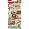 Echo Park - Reflections Collection - Christmas - Chipboard Stickers