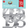 Echo Park - Remember The Magic Collection - Decorative Numbers - Silver Foil