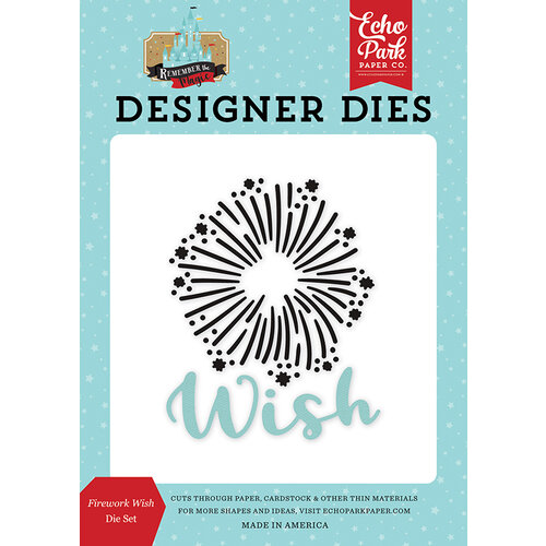 Echo Park - Remember The Magic Collection - Decorative Dies - Firework Wish
