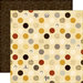 Echo Park - Reflections Collection - Fall - 12 x 12 Double Sided Paper - Fall Dots
