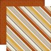 Echo Park - Reflections Collection - Fall - 12 x 12 Double Sided Paper - Autumn Stripes