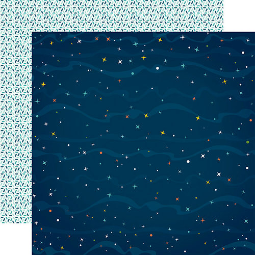 Echo Park - Summer Adventure Collection - 12 x 12 Double Sided Paper - Count The Stars