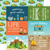 Echo Park - Summer Adventure Collection - 12 x 12 Double Sided Paper - 4 x 6 Journaling Cards