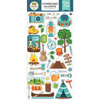Echo Park - Summer Adventure Collection - Chipboard Stickers - Accents