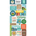 Echo Park - Summer Adventure Collection - Chipboard Stickers - Phrases