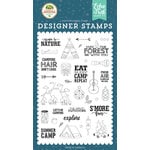 Echo Park - Summer Adventure Collection - Clear Photopolymer Stamps - Escape to Nature