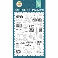 Echo Park - Summer Adventure Collection - Clear Photopolymer Stamps - Escape to Nature