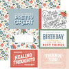 Echo Park - Salutations No. 2 Collection - 12 x 12 Double Sided Paper - 6 x 4 Journaling Cards