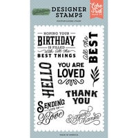 Echo Park - Salutations No. 2 Collection - Clear Photopolymer Stamps - All the Best
