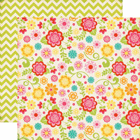 Echo Park - Summer Bliss Collection - 12 x 12 Double Sided Paper - Summer Floral