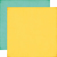 Echo Park - Summer Bliss Collection - 12 x 12 Double Sided Paper - Yellow