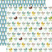 Echo Park - Sweet Baby Boy Collection - 12 x 12 Double Sided Paper - Baby Strollers