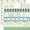 Echo Park - Sweet Baby Boy Collection - 12 x 12 Double Sided Paper - Border Strips