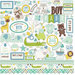 Echo Park - Sweet Baby Boy Collection - 12 x 12 Cardstock Stickers - Elements